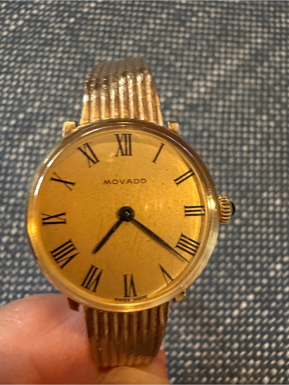 Vintage 14 K Movado Ladies Dress Watch (Reference 2290
305) w/L&M 14K band